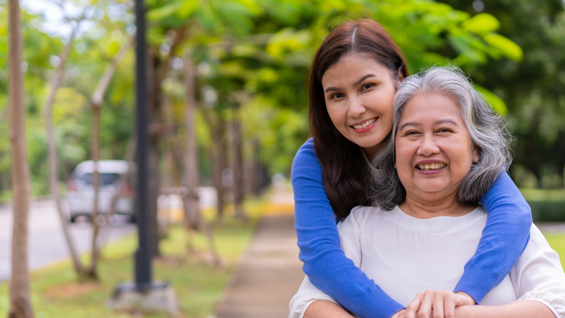 Caregiver assisting an elderly patient