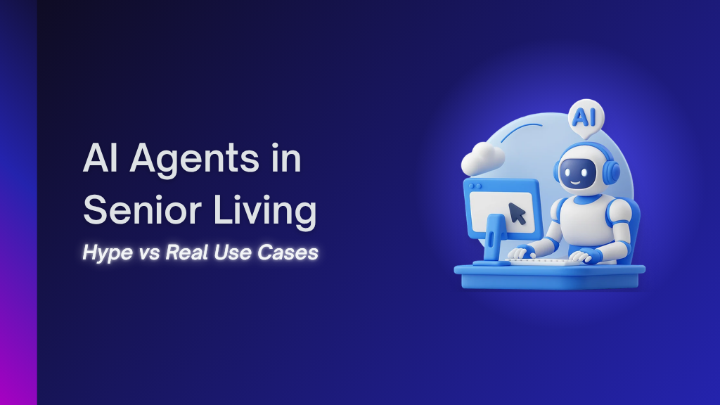How are AI agents used in senior care?